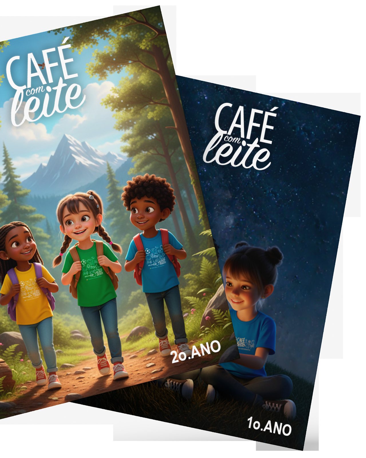 Livros do Café com Leite do 1º e 2º ano